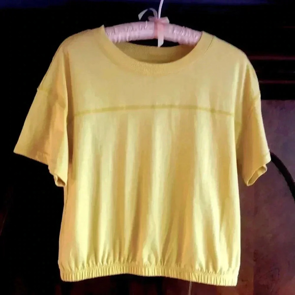 SO Tops - Cropped cotton blend 60/40 top